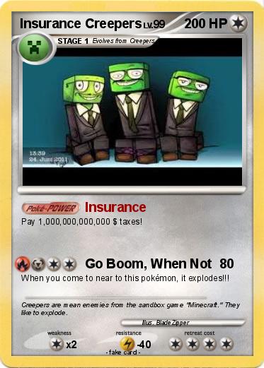 Pokemon Insurance Creepers