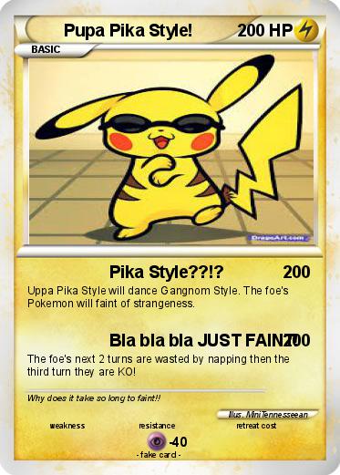 Pokemon Pupa Pika Style!