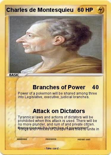Pokemon Charles de Montesquieu