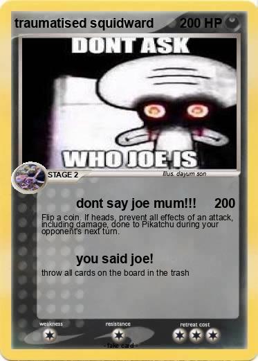 Pokemon traumatised squidward