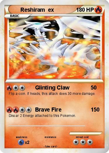 Pokemon Reshiram  ex