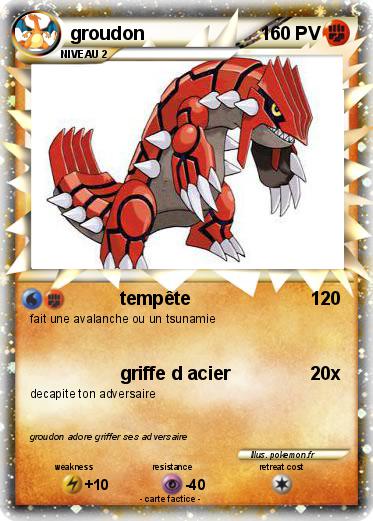 Pokemon groudon