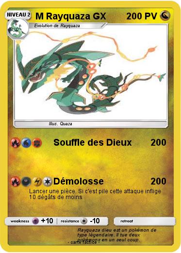 Pokemon M Rayquaza GX
