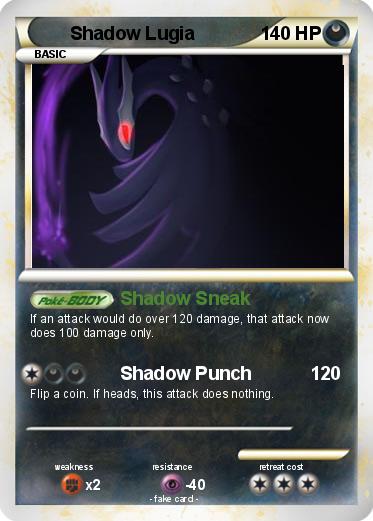 Pokemon Shadow Lugia