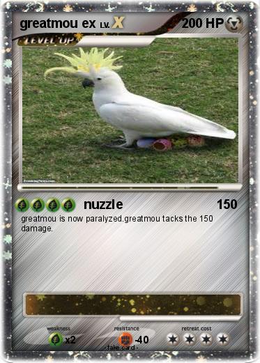 Pokemon greatmou ex