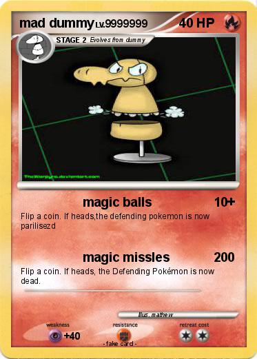 Pokemon mad dummy