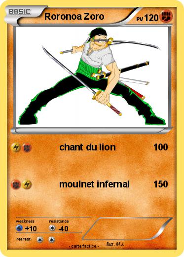 Pokemon Roronoa Zoro
