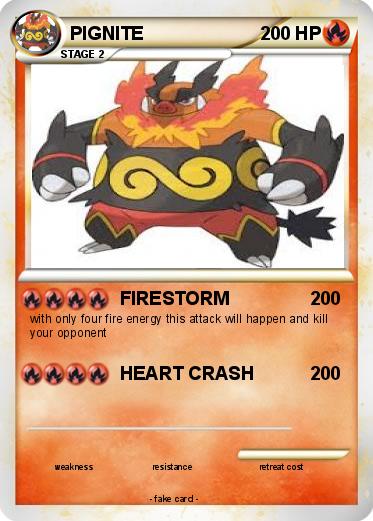 Pokemon PIGNITE