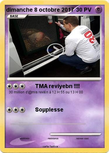 Pokemon dimanche 8 octobre 2017