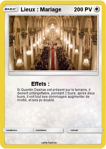 Pokemon Lieux : Mariage