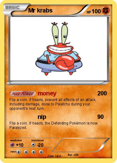 Pokemon Mr krabs
