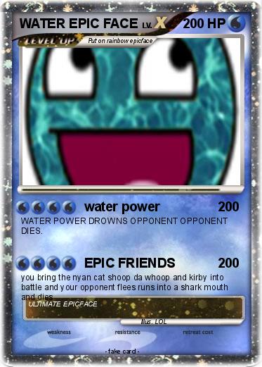 Pokemon WATER EPIC FACE