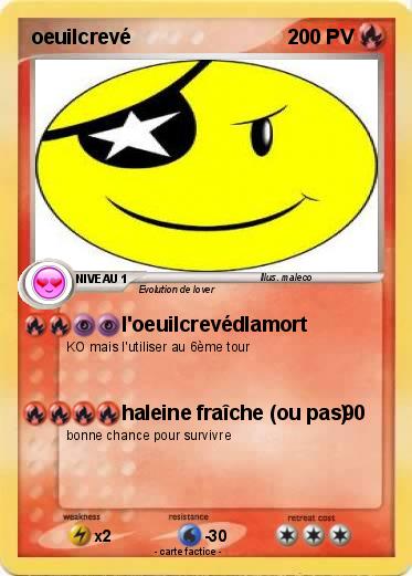 Pokemon oeuilcrevé