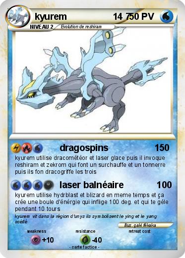 Pokemon kyurem                  14 7