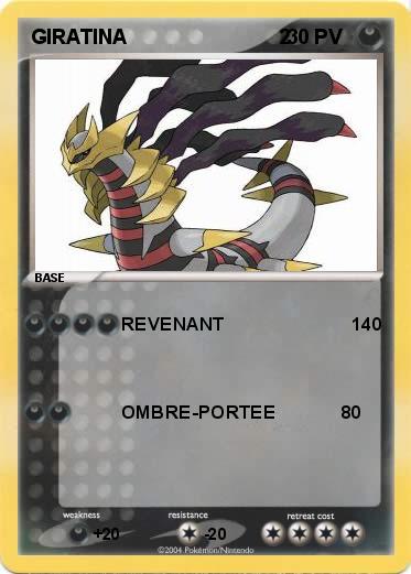 Pokemon GIRATINA                           2                     