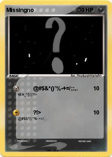Pokemon Missingno
