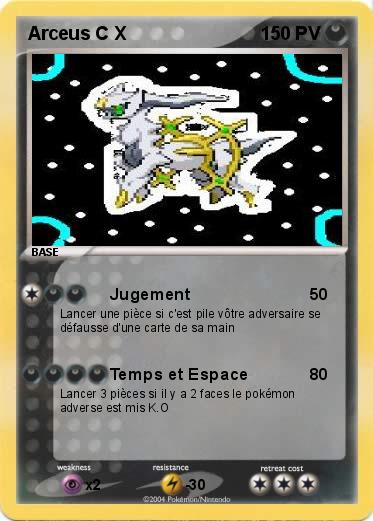 Pokemon Arceus C X