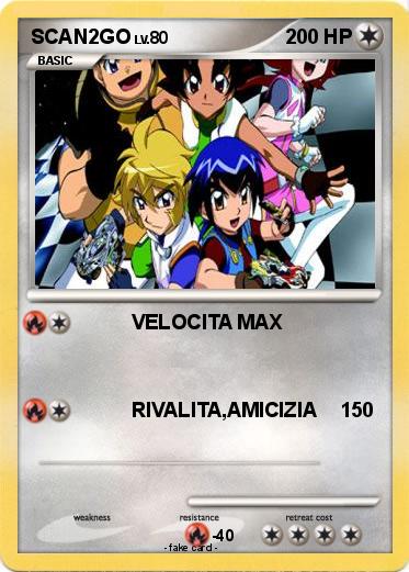 Pokémon SCAN2GO - VELOCITA MAX - My Pokemon Card