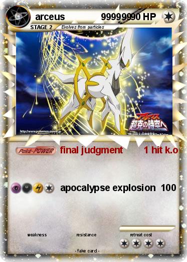 Pokemon arceus              999999