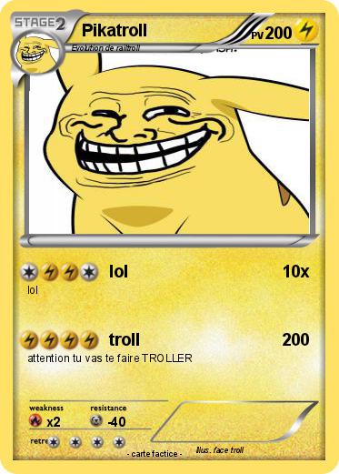 Pokemon Pikatroll