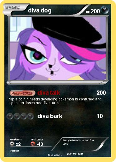 Pokemon diva dog