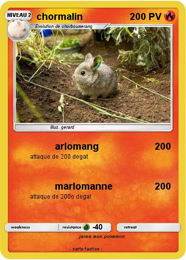 Pokemon chormalin