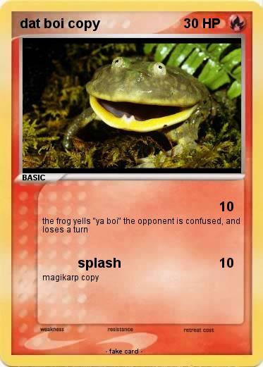 Pokemon dat boi copy