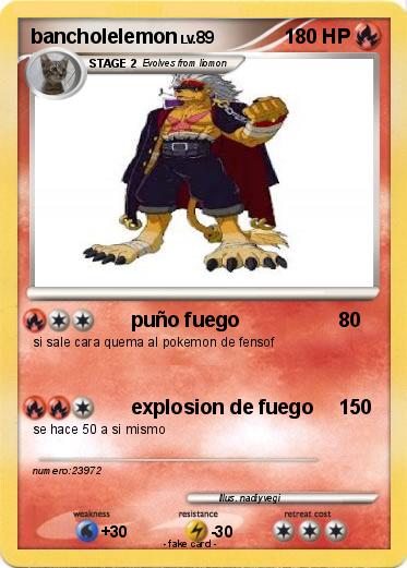 Pokemon bancholelemon