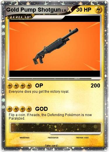 Pokemon Gold Pump Shotgun