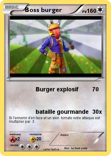 Pokemon Boss burger