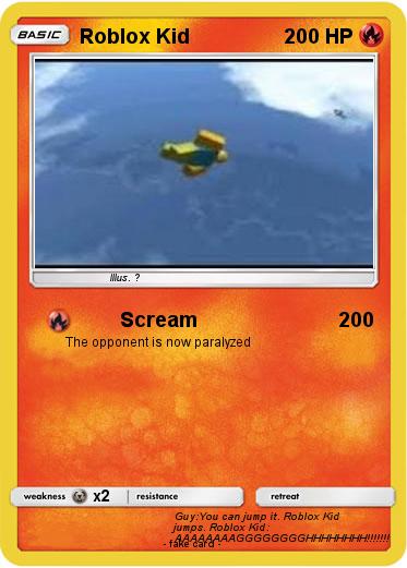 Pokemon Roblox Kid