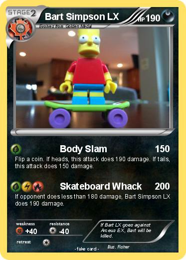 Pokemon Bart Simpson LX