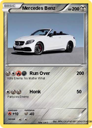 Pokemon Mercedes Benz