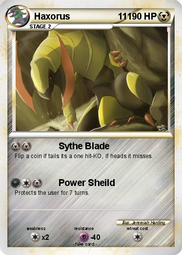 Pokemon Haxorus                   11