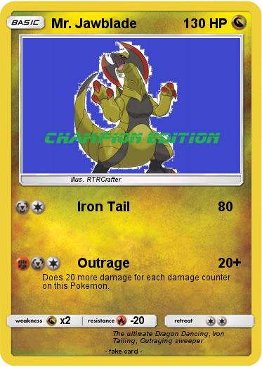 Pokemon Mr. Jawblade