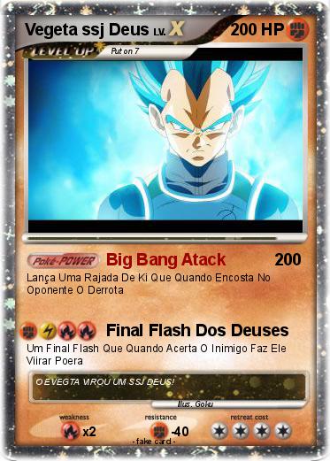 Pokemon Vegeta ssj Deus
