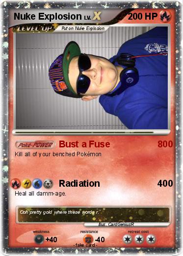 Pokemon Nuke Explosion