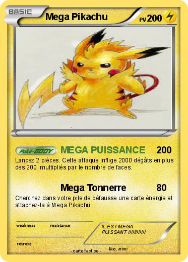 Pokemon Mega Pikachu