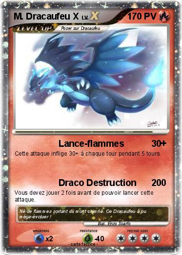 Pokemon M. Dracaufeu X