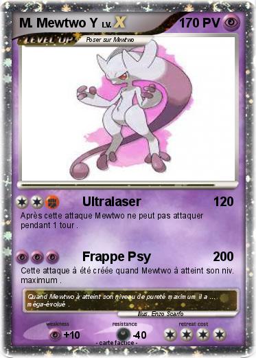 Pokemon M. Mewtwo Y