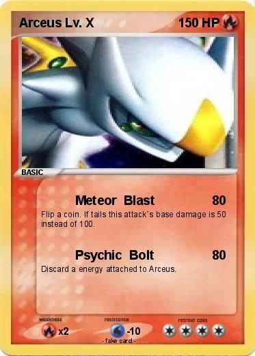 Pokemon Arceus Lv. X