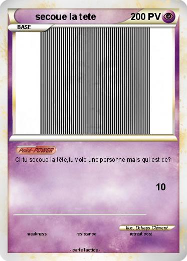 Pokemon secoue la tete