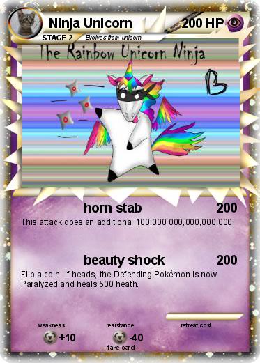 Pokemon Ninja Unicorn