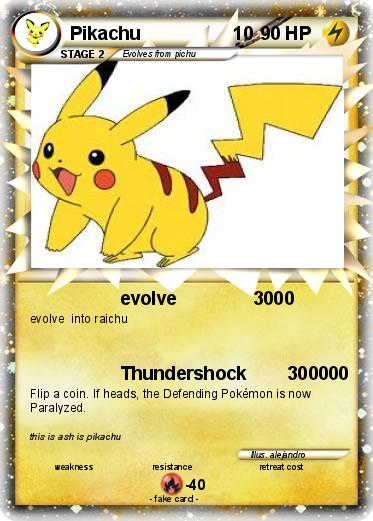 Pokemon Pikachu                  10