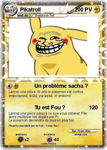 Pokemon Pikatroll