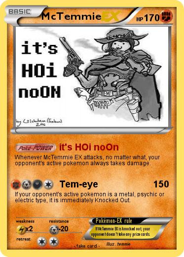 Pokemon McTemmie