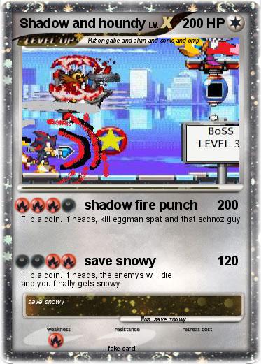 Pokemon Shadow and houndy