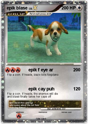 Pokemon epik blase