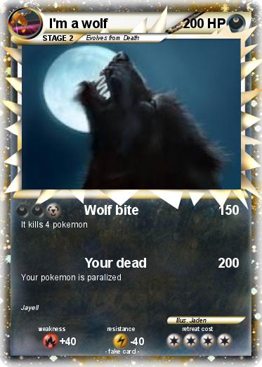 Pokemon I'm a wolf