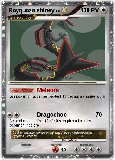 Pokemon Rayquaza shiney